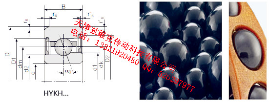 GMNHYKH6002ETAP4+DUL角接觸球軸承圖紙