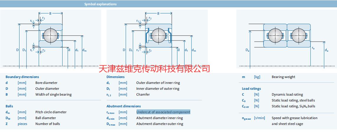 GMNHY 6001X-2Z T9H P43 Asonic GLY深溝球軸承圖紙